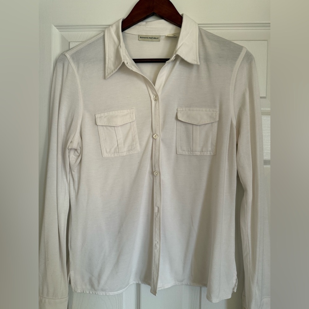 Casual Banana Republic White blouse
